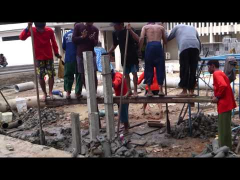 Trick 17 auf der Baustelle - Muskelkraft muskel kraft