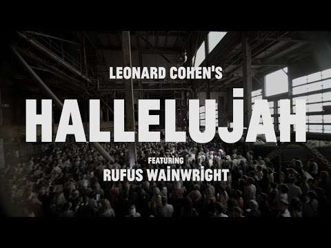 Rufus Wainwright + 1500 singers sing HALLELUJAH 1500 halleluja