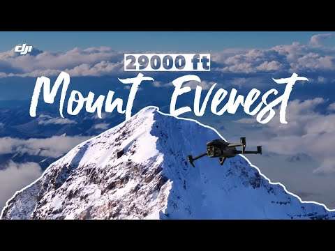 Mit Drohne den Mount Everest hochfliegen drohne everest
