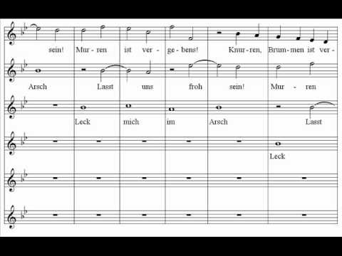 Mozart - Leck mich im Arsch mozart leck