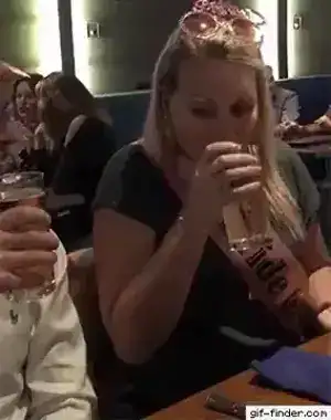 frau trinken