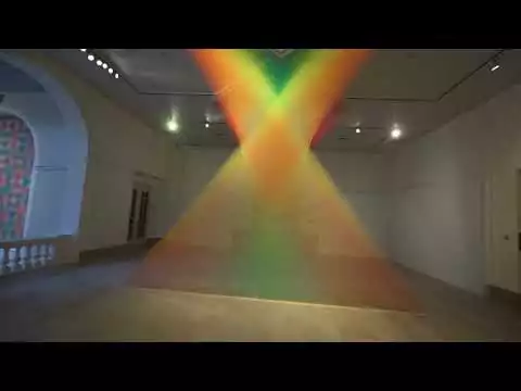 Indoor - Rainbow aus Schnüren innen regenbogen