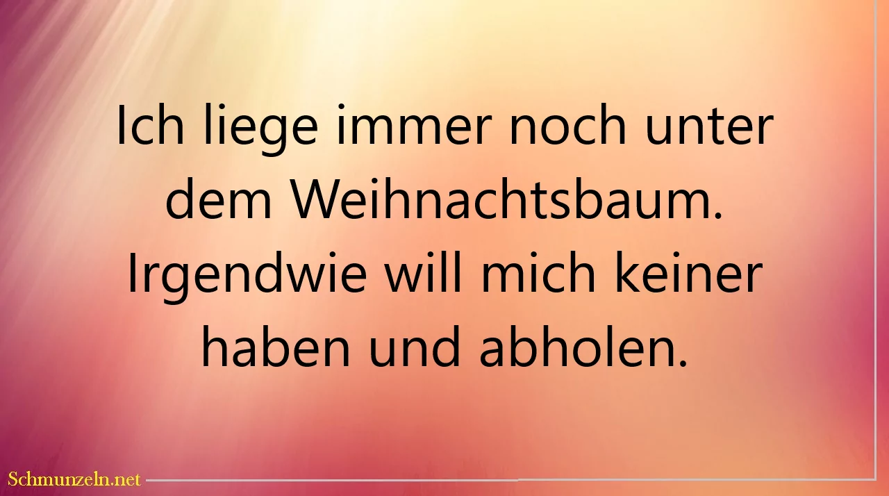 weihnachtsbaum liegen