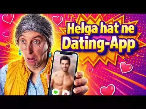 Helga hat aus Versehen eine Dating-App installiert helga-datingapp